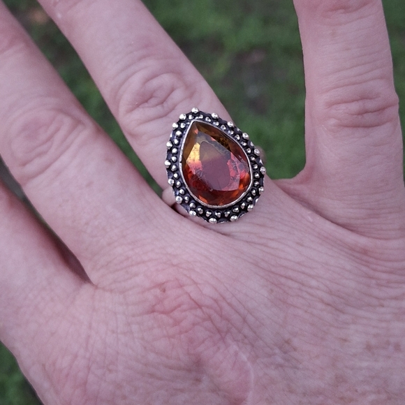 **** Sale **** New Bi-Color Tourmaline 925 Silver Ring.  - Picture 8 of 12